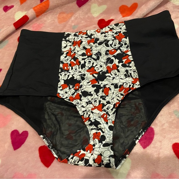 Women's Black and Red Disney Swimwear Set - Picture 2 of 8